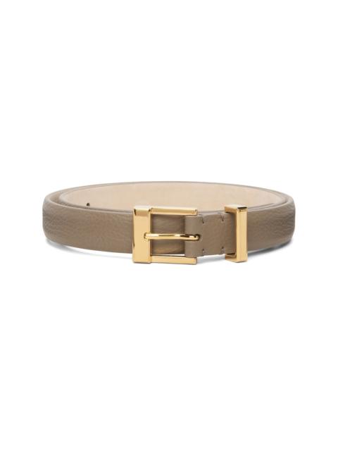 KHAITE Taupe Manhattan Belt