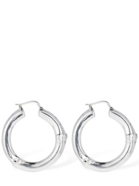 Jil Sander Bamboo Dream 2 hoop earrings