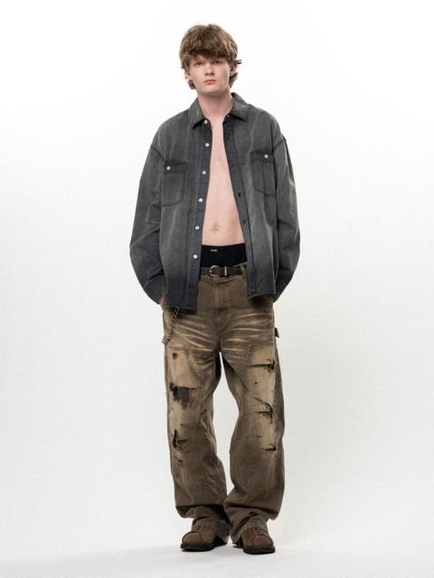 KAMIYA Heavy Sun Faded Duck Painter Pants