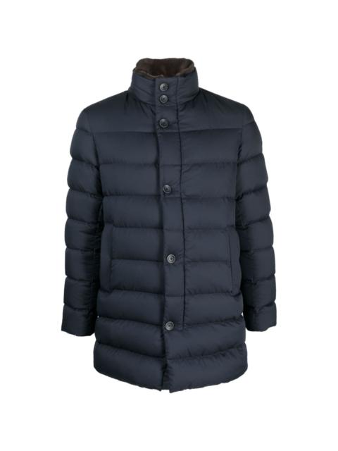 padded high-neck coat