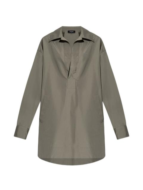 DSQUARED2 wingtip-collar mini dress