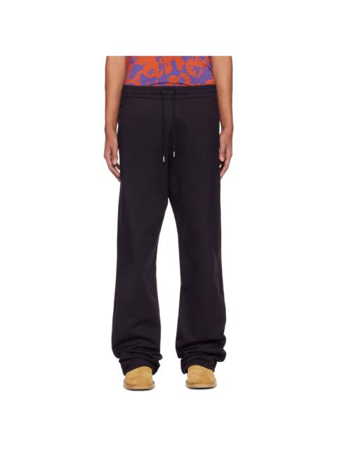 Dries Van Noten Navy Drawstring Sweatpants