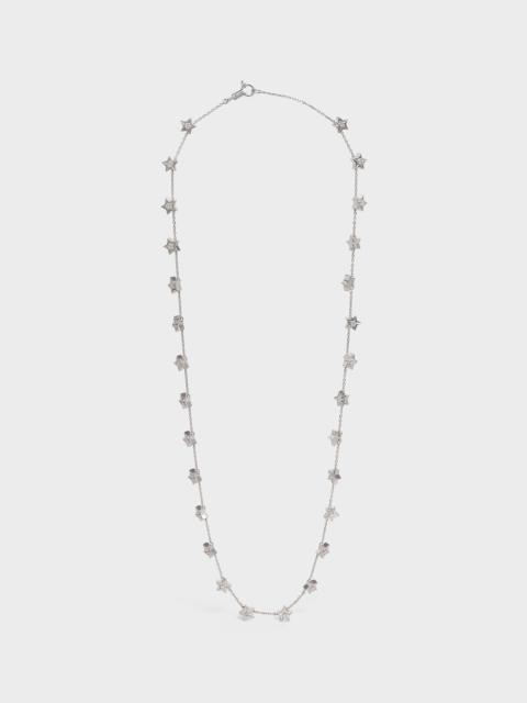 CELINE Etoile Celine Multi Stars Necklace in White Gold and Diamonds