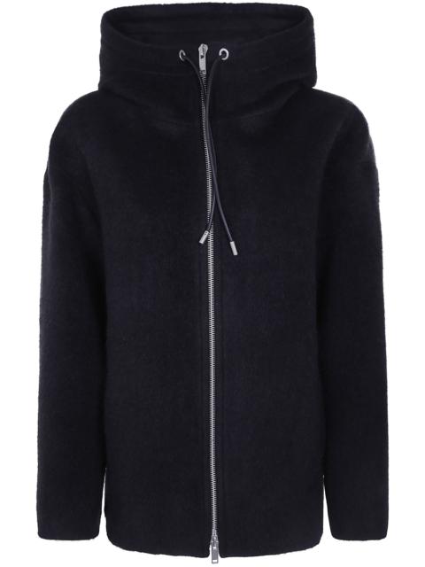 Studio Nicholson Hooded Zip-Through Jacket Etna