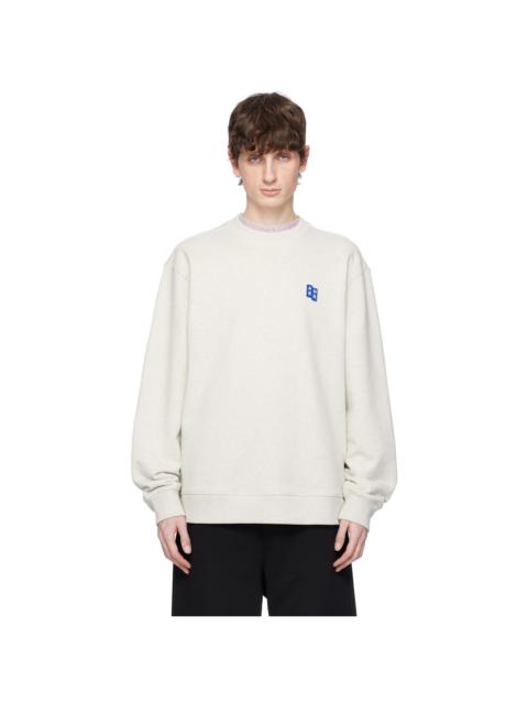 ADER error Gray Sig; TRS Tag 01 Sweatshirt