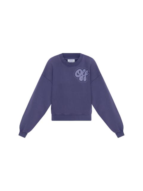 logo-print cotton sweatshirt