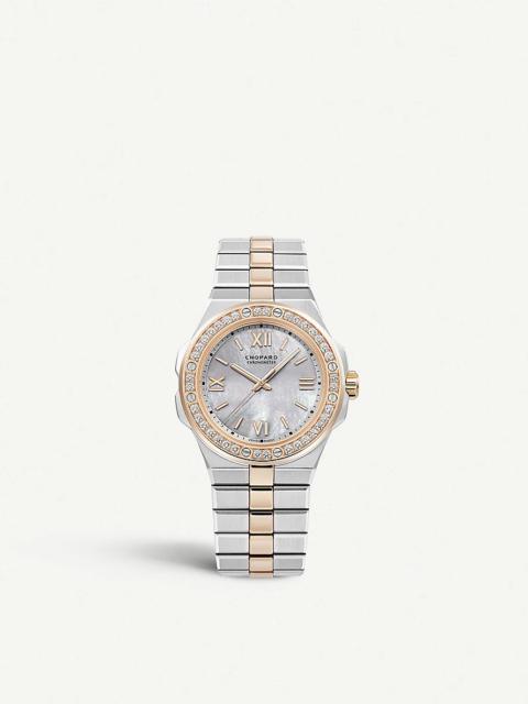 Chopard 298601-6002 Alpine Eagle automatic 18ct rose-gold, Lucent steel A223 and diamond watch