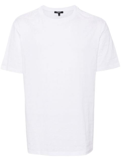 Balmain all-over logo print T-shirt