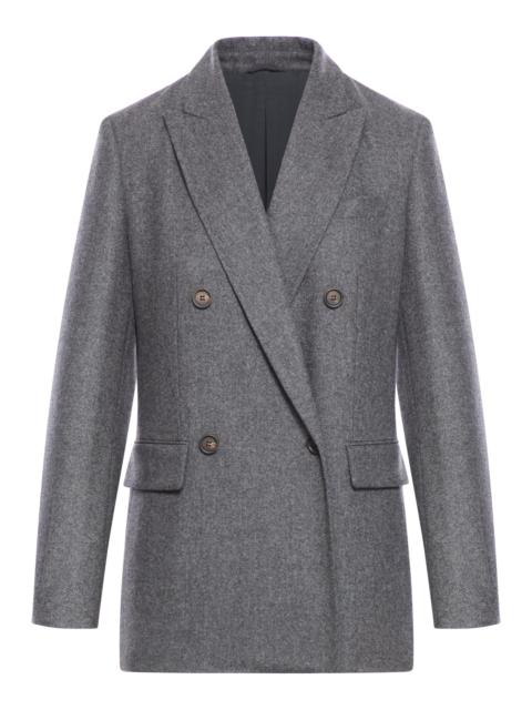 BRUNELLO CUCINELLI WOOL AND CASHMERE JACKET