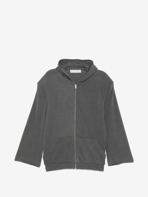 MARIE ADAM-LEENAERDT zip-up dropped-shoulder hoodie