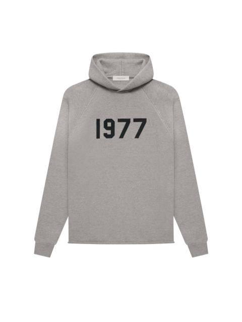 Fear of God Essentials Knit Hoodie 'Dark Oatmeal'