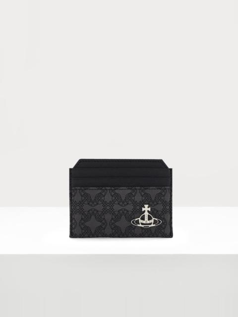 Vivienne Westwood RE-JACQUARD ORBORAMA SLIM CARD HOLDER