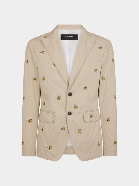 DSQUARED2 FRUIT EMBROIDERY LONDON JACKET