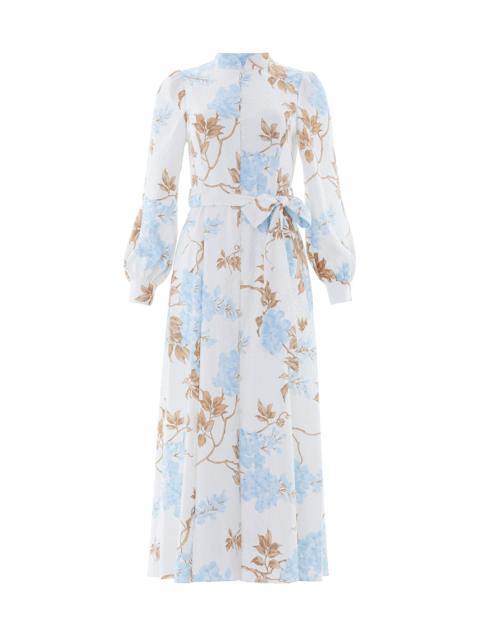 Needle & Thread Wisteria Jacquard Long Sleeve Shirt Dress