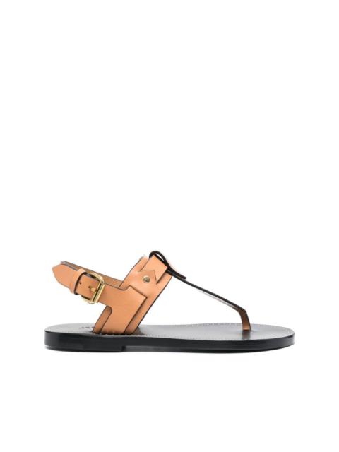 Jewel Tong flat sandals