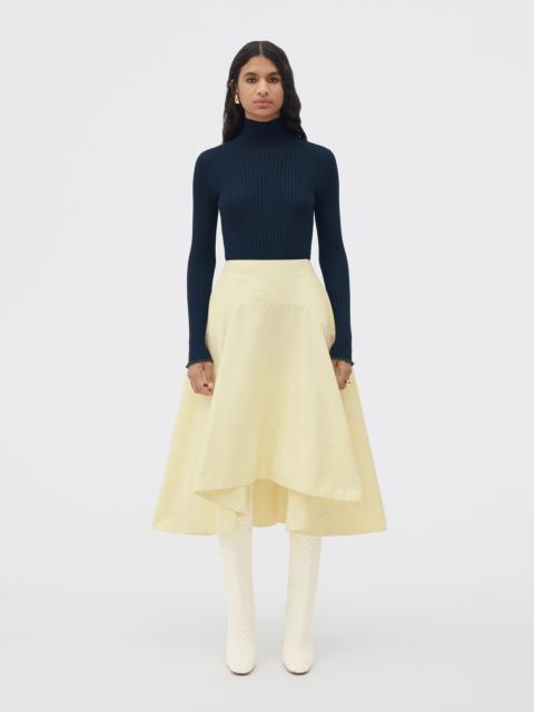 Bottega Veneta compact cotton skirt