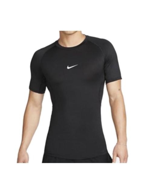 Nike Nike 프로 드리프 슬림 짧은 소매 탑 '블랙' FB7933-010