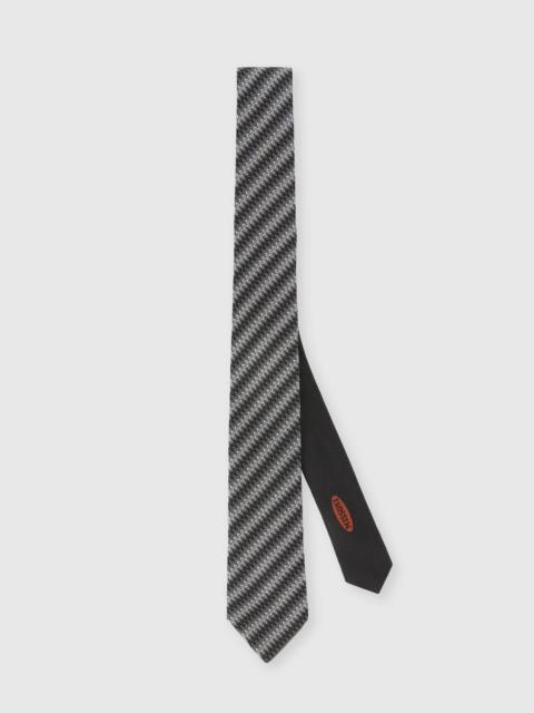 Missoni Zig zag silk tie