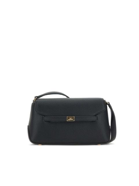 ELISABETTA FRANCHI logo-plaque leather shoulder bag