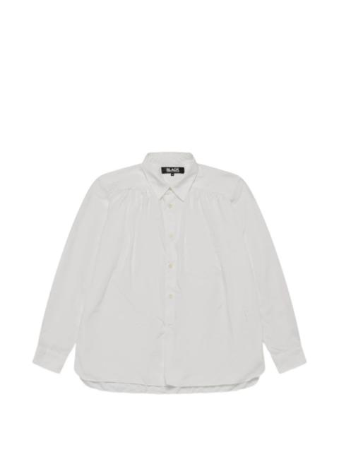 BLACK COMME des GARÇONS gathered shirt