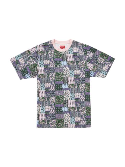 Supreme Supreme Patchwork Paisley S/S Top Pink