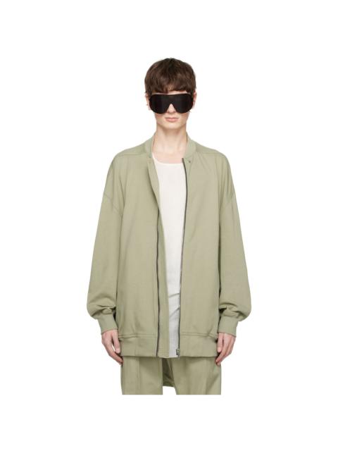 Rick Owens Green Hollywood Jumbo Flight Bomber Jacket