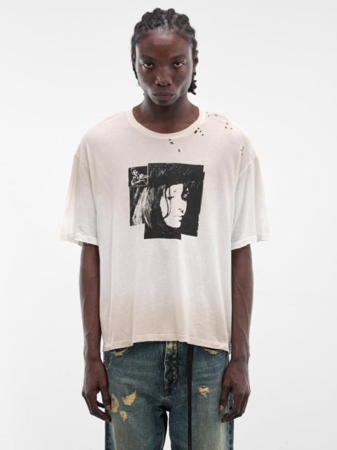 Ann Demeulemeester Exclusive White Lu "Aimee" Graphic Tee