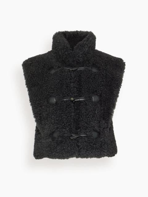 Isabel Marant Alisa Vest in Black