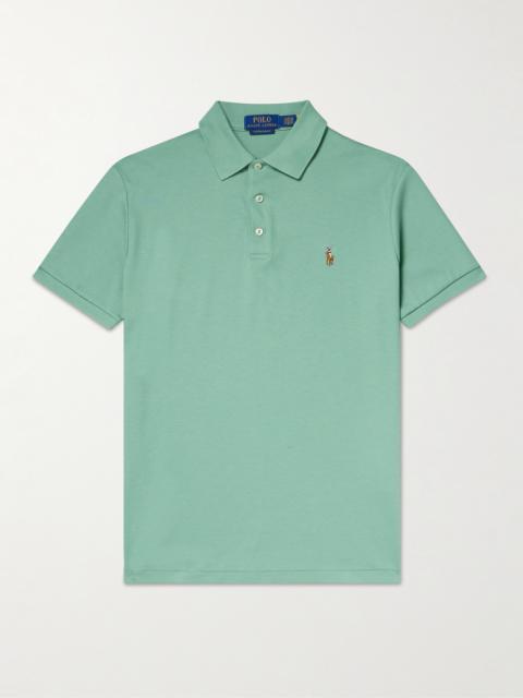 Polo Ralph Lauren Logo-Embroidered Cotton-Jersey Polo Shirt
