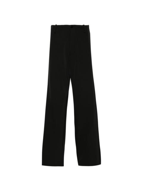 single-stitch high-waist trousers