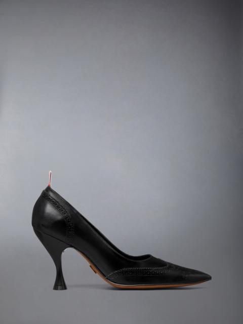 Thom Browne LEATHER WINGTIP PUMP 90MM