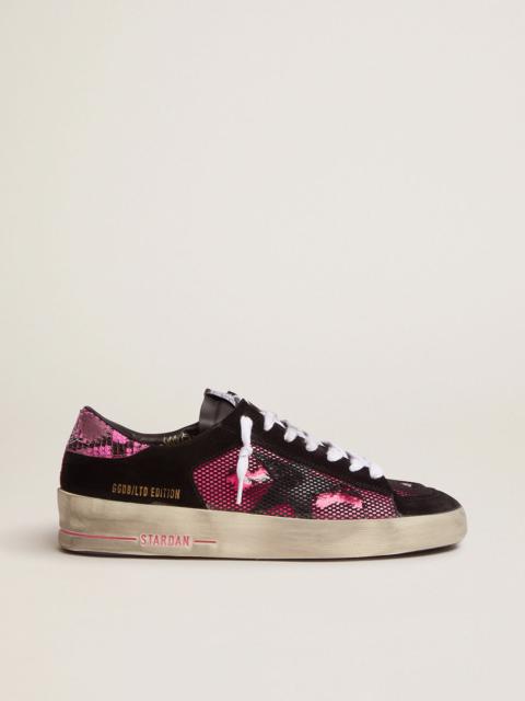 Women’s fuchsia and black Limited Edition LAB Stardan sneakers