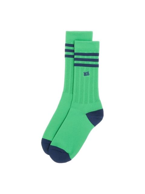 adidas adidas x Wales Bonner Socks 'Vivid Green Navy' IN0661