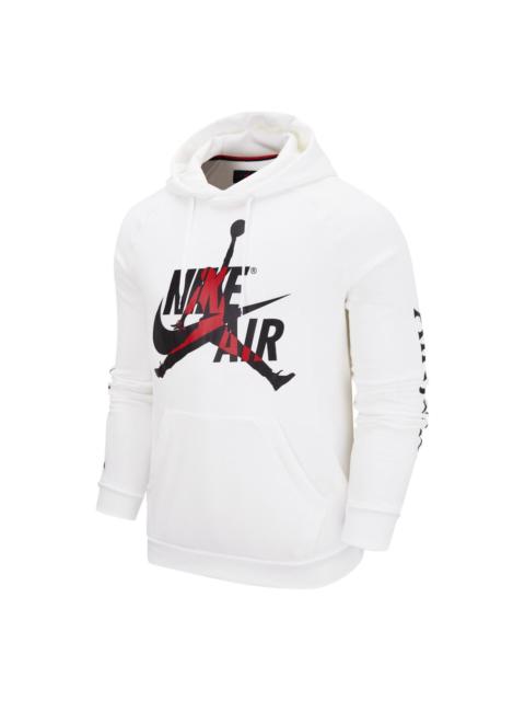 Jordan Air Jordan Alphabet Logo Pullover Hooded Fleece 'White' DH9505-101