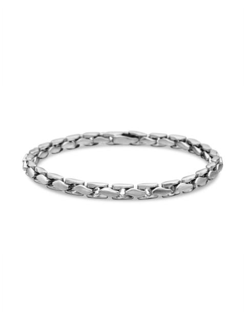 DAVID YURMAN Men's Fluted Chain Bracelet in Sterling Silver, 5mm - Silver