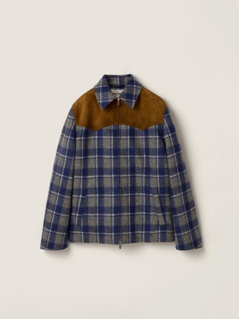 Miu Miu Checked blouson jacket