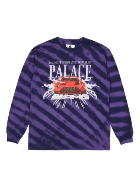 PALACE PALACE SS21 x AMG Unisex Longsleeve Purple Logo Printing Long Sleeve Sweatshirt Purple P20AMGLS002