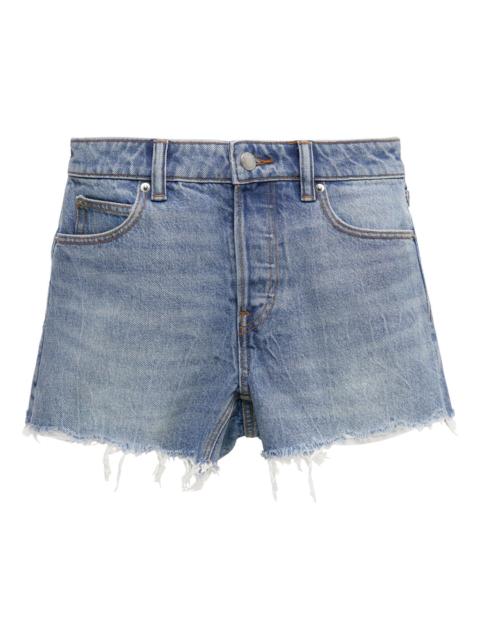 Alexander Wang Distressed Denim Bite Shorts