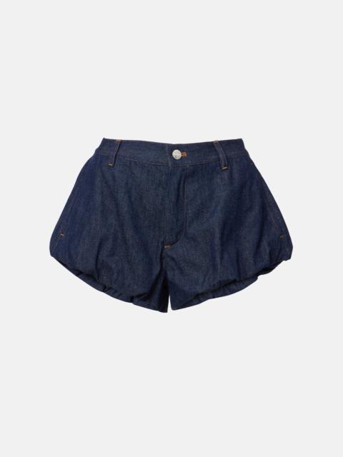 FRAME The Shell denim shorts