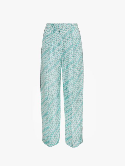 Victoria Beckham Cecilia Trouser In Portofino Print