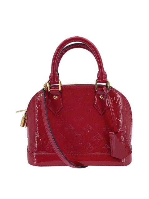 Louis Vuitton Louis Vuitton Red Patent Leather Alma BB (Authentic Pre-Loved)