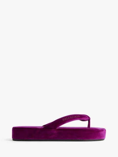 BALENCIAGA Women's Jet Lag Thong in Purple