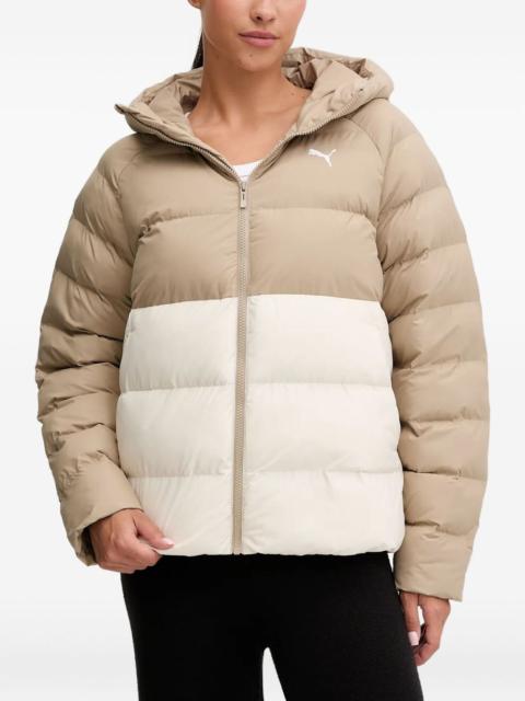 PUMA hooded color-block jacket