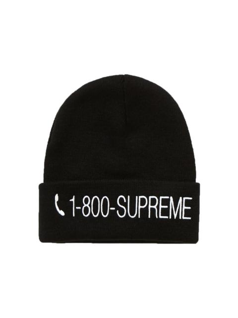 Supreme Supreme 1-800 Beanie Black