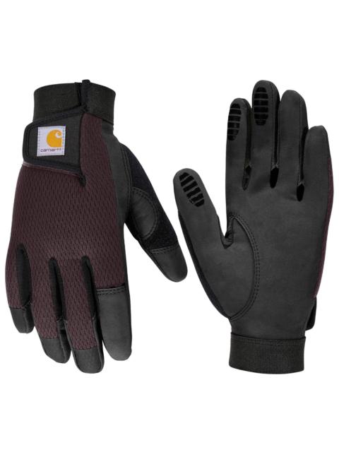 Carhartt Women's Synthetic Leather High Dexterity Touch Sensitive Secure Cuff Glove