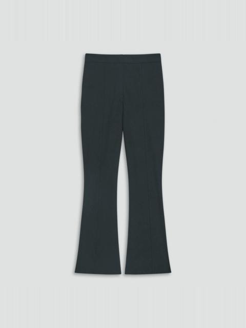 Theory Seamed Kick Pant in Stretch Cotton-Blend