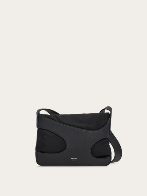 Crossbody bag with cut-out detailing