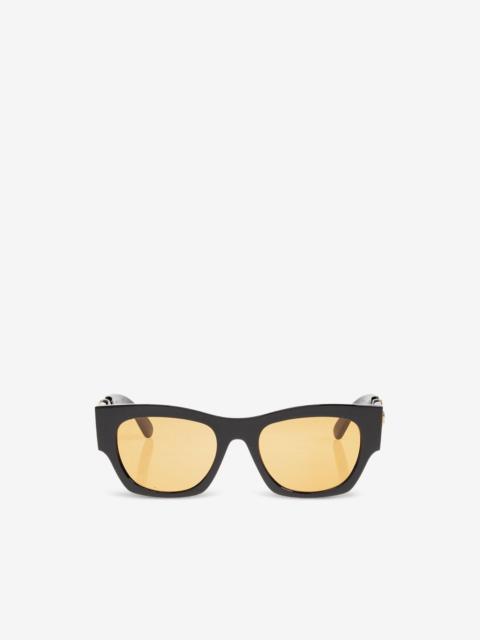 VERSACE Medusa Biggie rectangle-frame sunglasses