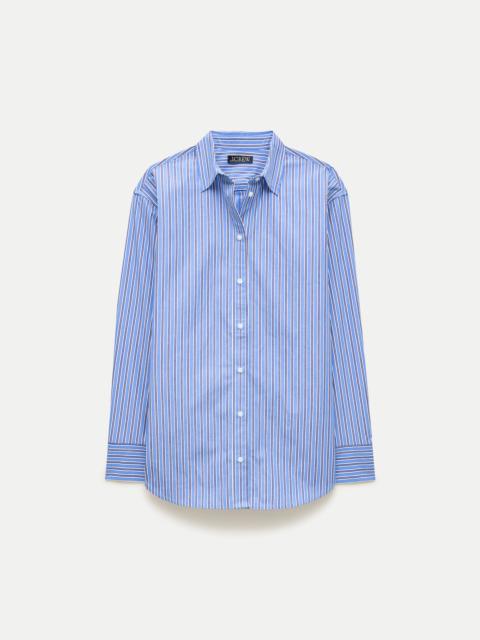 J.CREW Esme relaxed-fit button-up shirt in striped cotton poplin