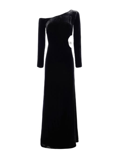 L'AGENCE Seren Velvet Cutout Dress